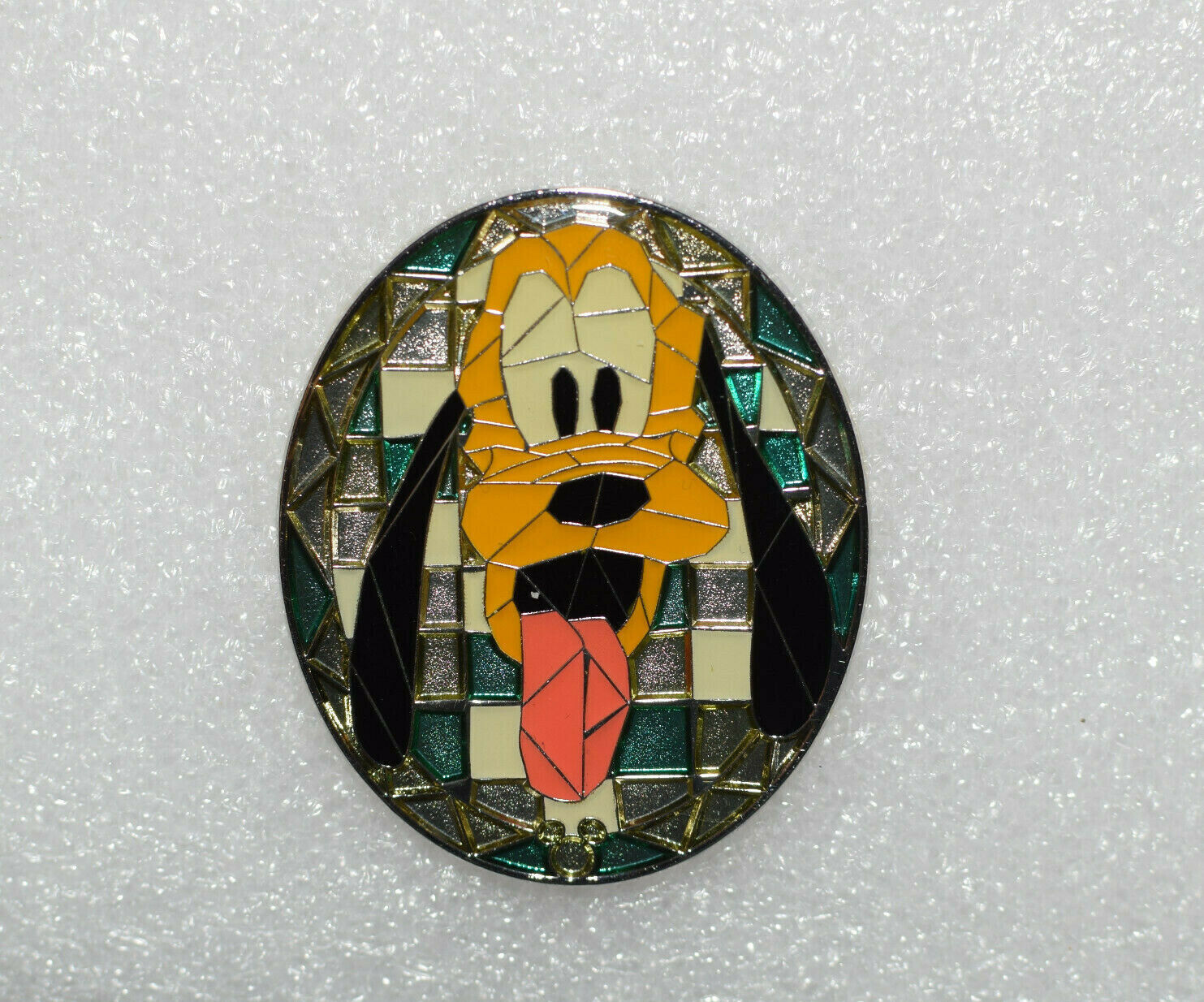 Pluto Disney Pin 73729 HKDL Mosaic Collection Tin Mystery Set
