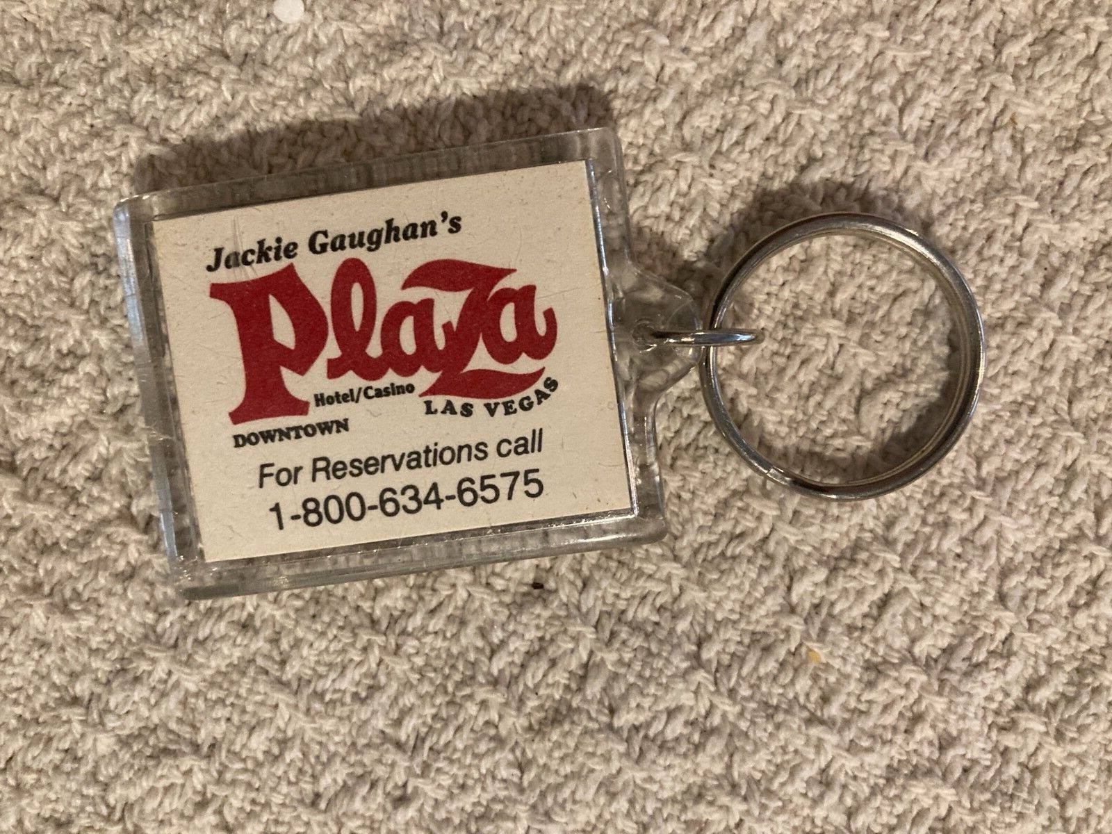 Jackie Gaughhan\'s Plaza Hotel Crown Royal Cap Personal Picture Key Chain Vegas