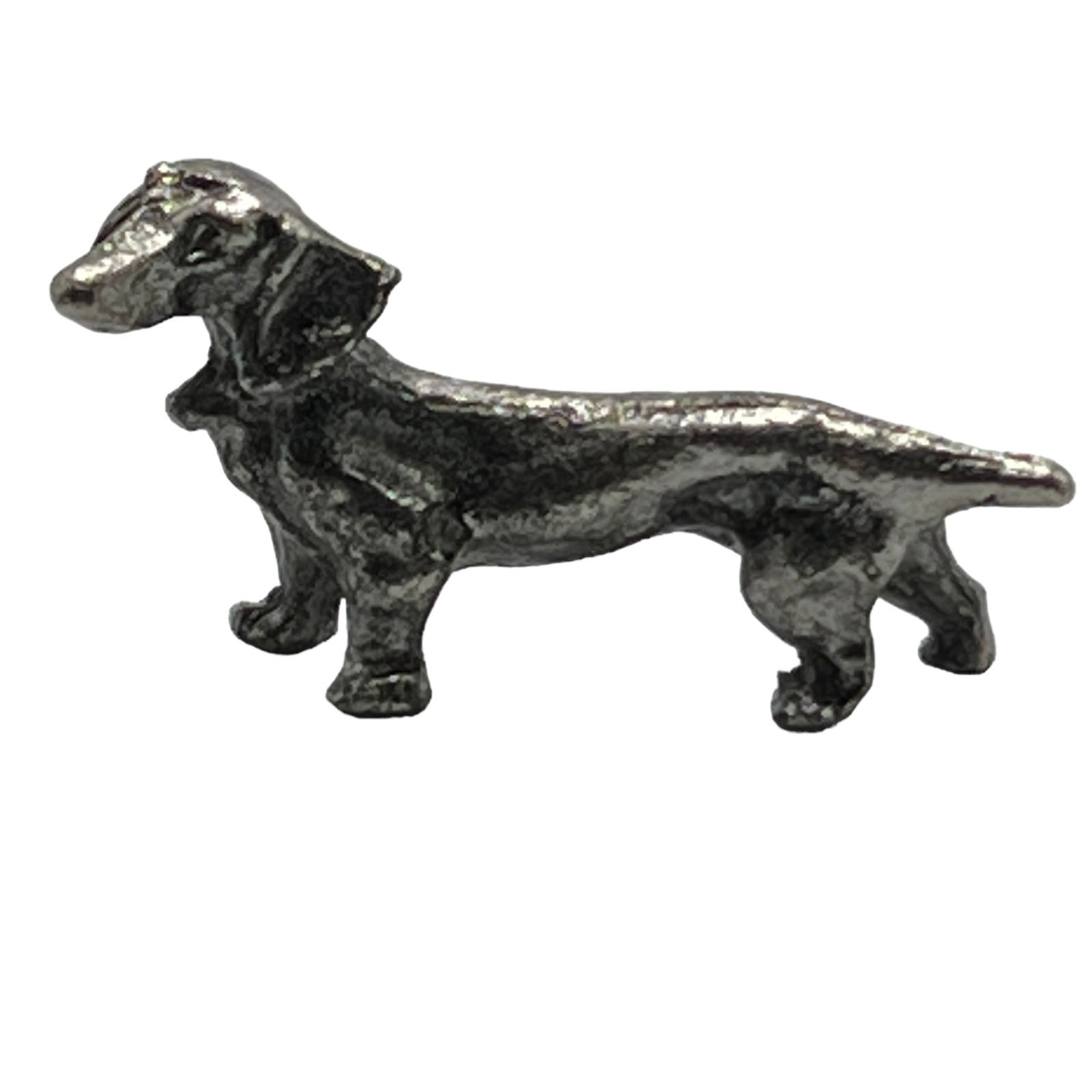 Pewter Figurine Dachshund Miniature Wiener Dog Lover