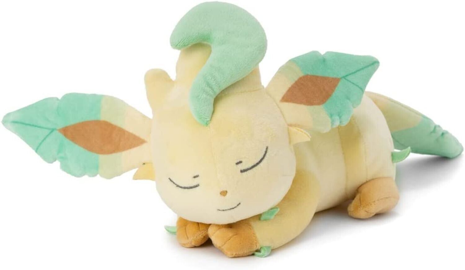Pokemon Sleeping Friend Plush Stuffed Toy Leafeon S Size Pocket Monster Doll New