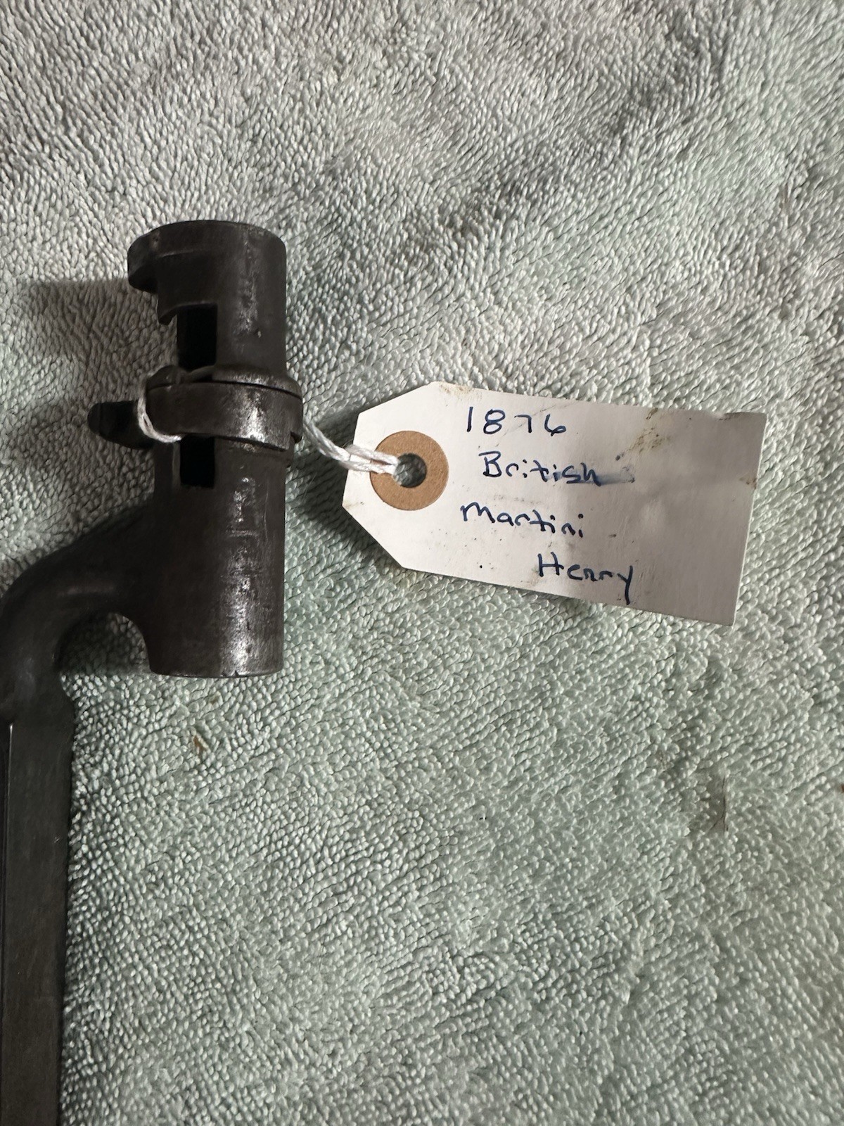 M1876 Martini Henry British Single Shot Rifle Triangle Socket Bayonet
