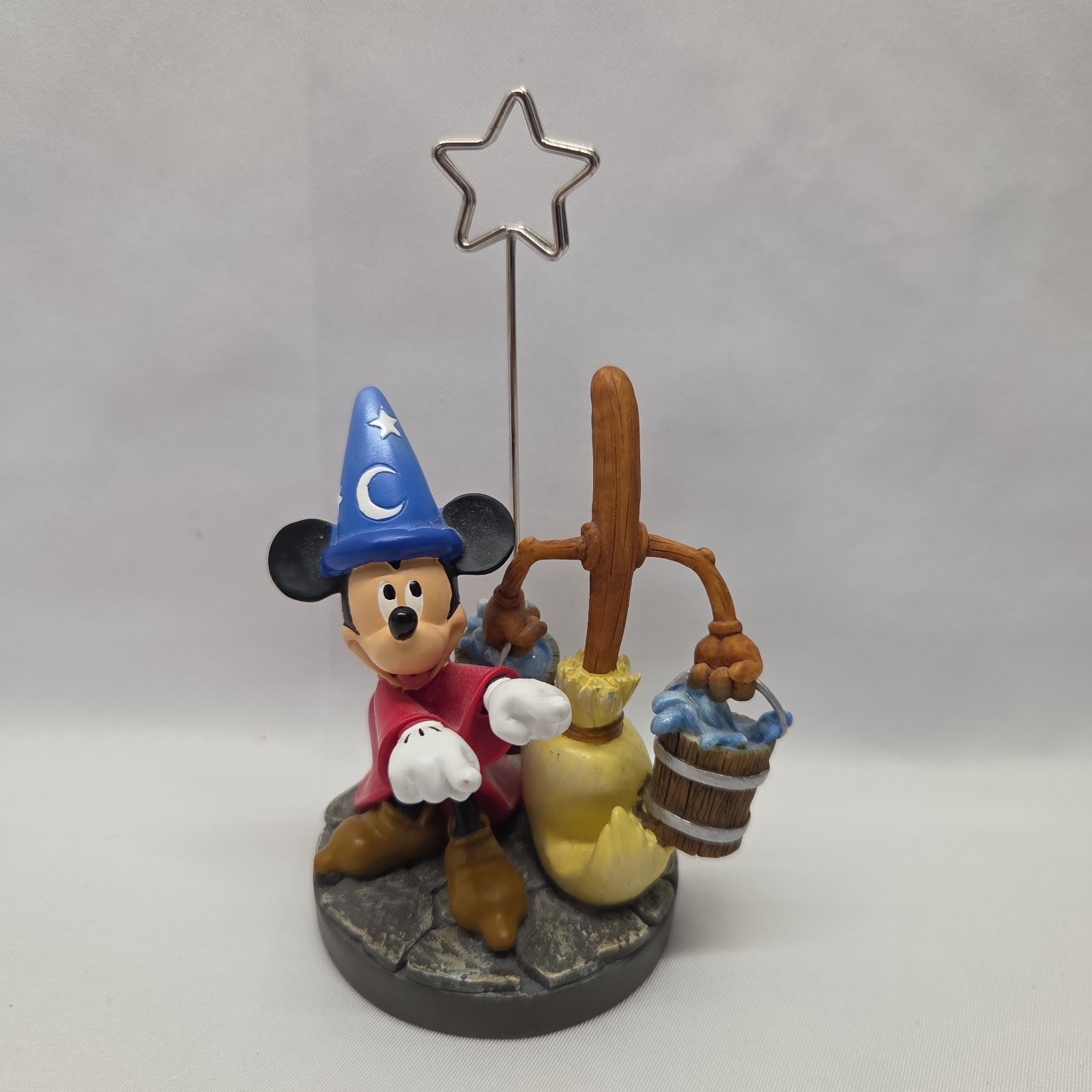 Fantasia Mickey Mouse Figurine Sorcerer Apprentice Iconic Disney - Photo Holder