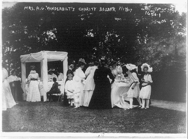 Photo:[Mrs. A.G. Vanderbilt's charity bazaar]