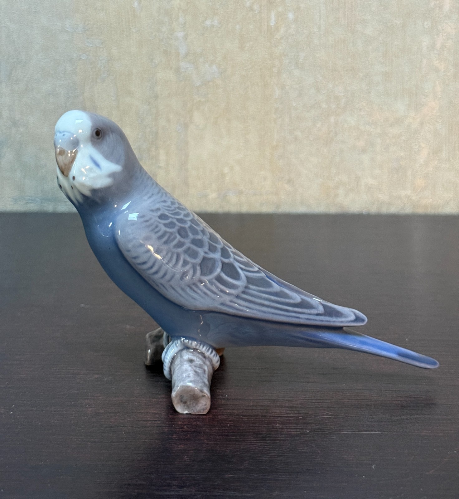 Bing & Grondahl 2210 Denmark Parakeet Parrot Bird Porcelain Figurine 6\