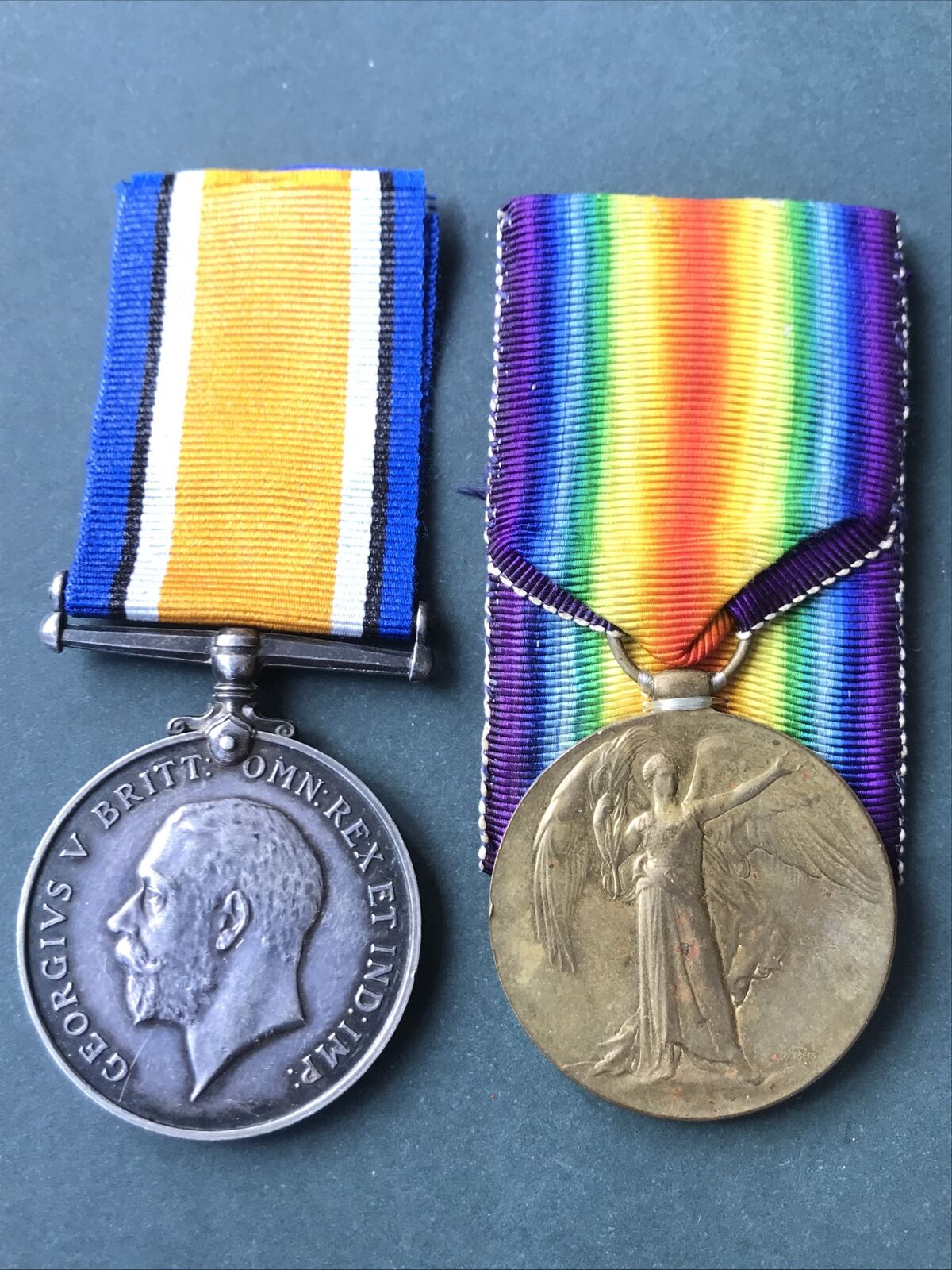 Female-Annie Hammond-British WW1 Pair-British War & Victory Medal-QMAAC