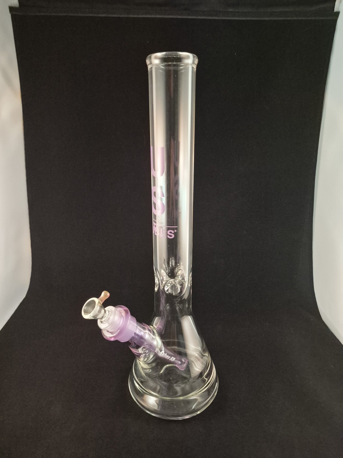 17in Purple US TUBES Glass Beaker 9mm Thick 24mm X 14mm Joint 