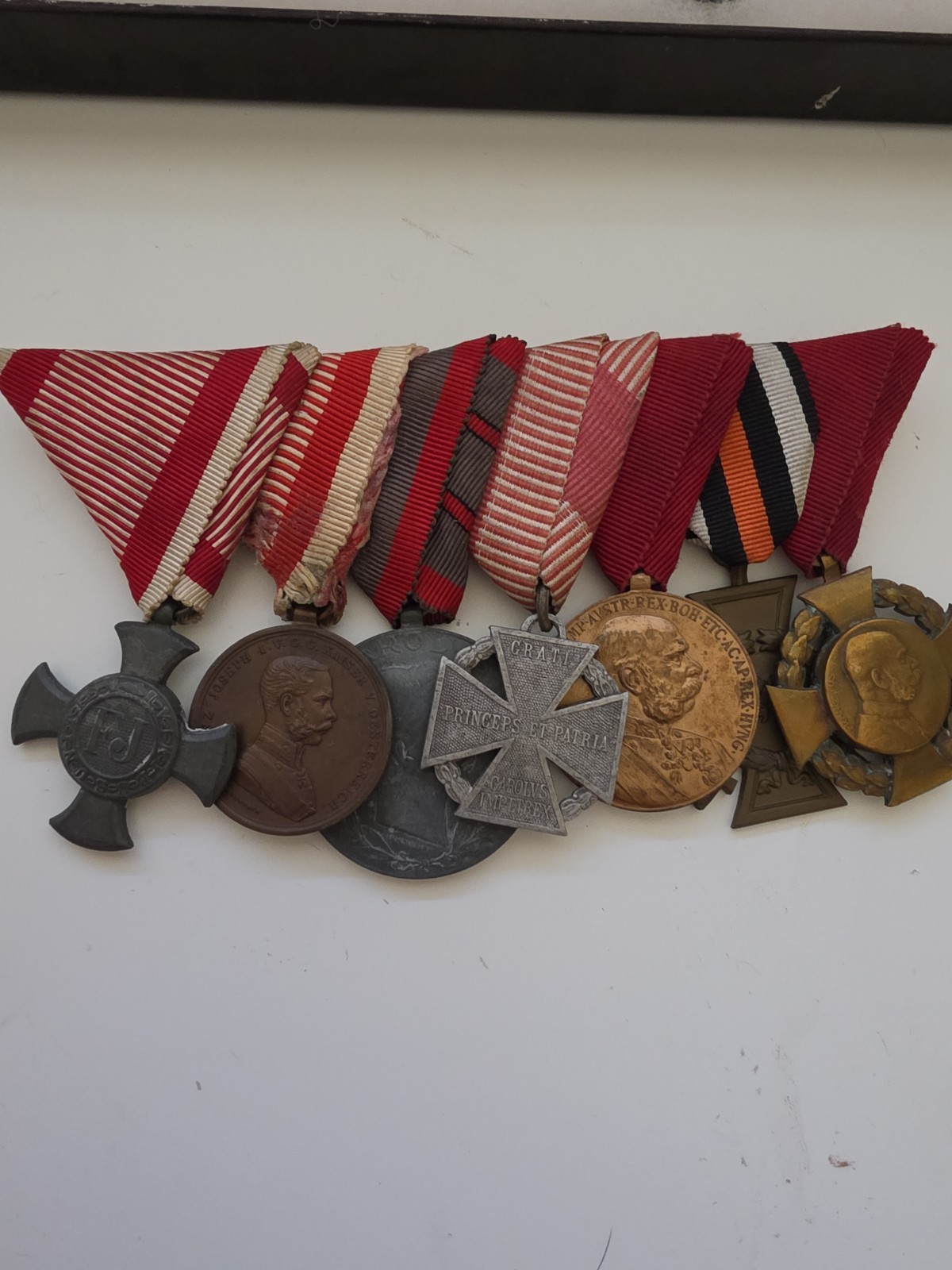 Original WWI Austrian Medal Bar