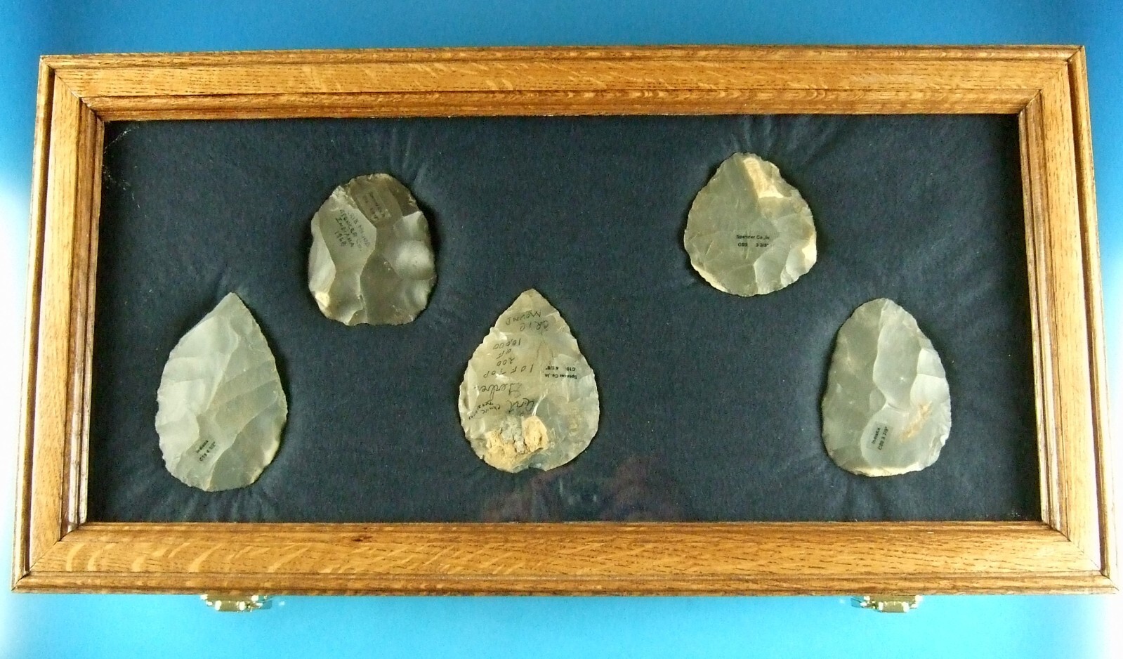 Fine Authentic Exceptional Cache of Indiana Blades ex: Hoover Arrowheads