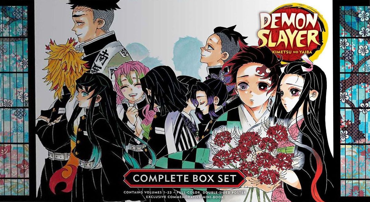 Demon Slayer Complete Box Set Vols 1-23 VIZ Manga + Poster Mini-Book NEW SEALED
