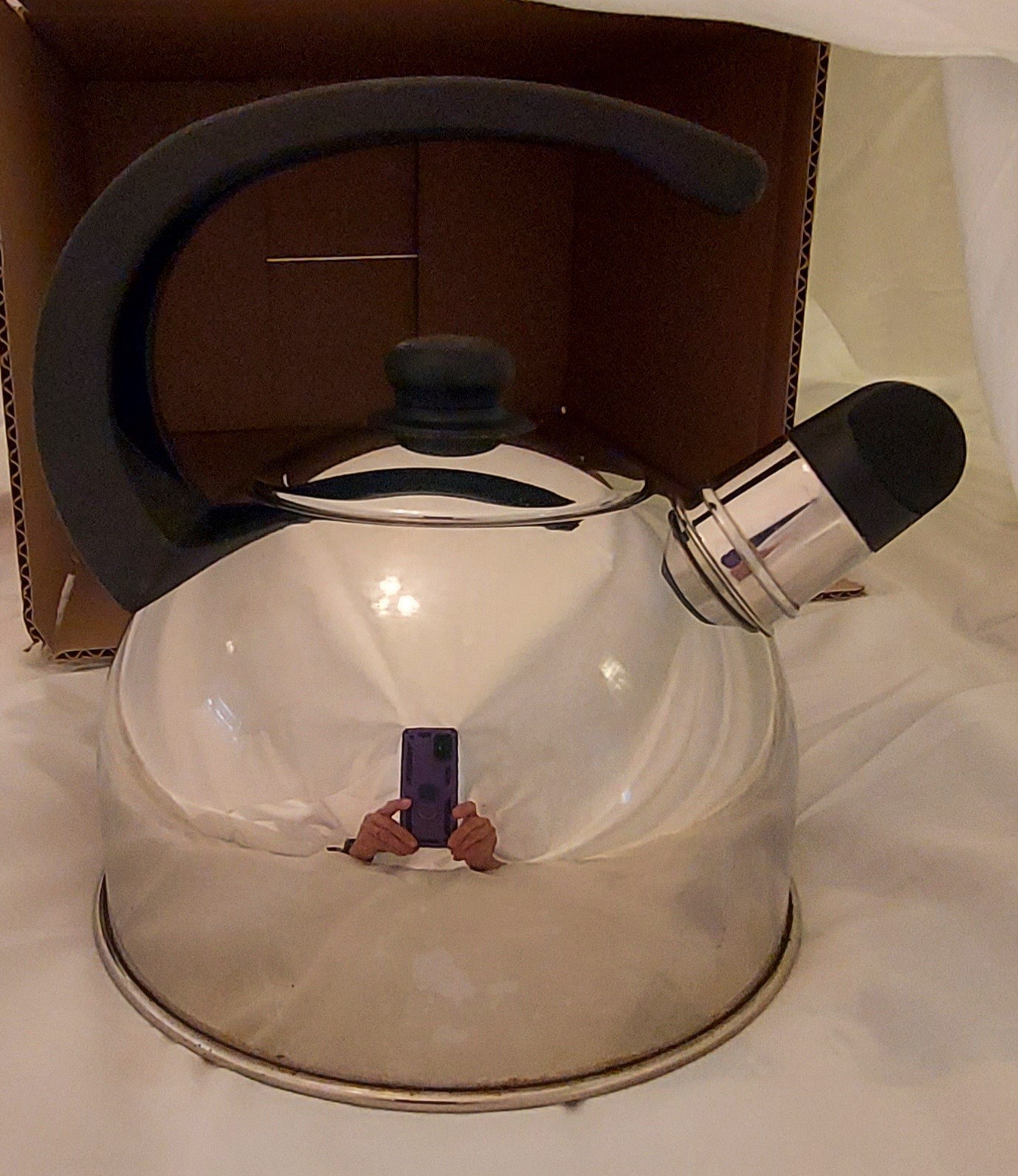 Vintage 1950s Tramontina INOX 18/10 Brasil Stainless Steel 2 Quart Tea Kettle Vintage 1950s Tramontina INOX 18/10 Brasil Stainless Steel 2 Quart Tea Kettle