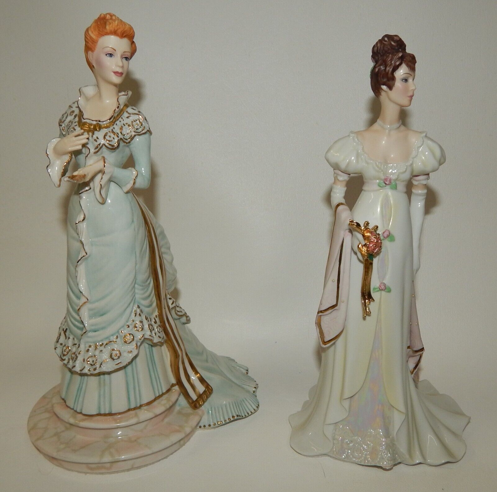 2 Franklin Mint Figurines - Madame Olenska & Arabella 