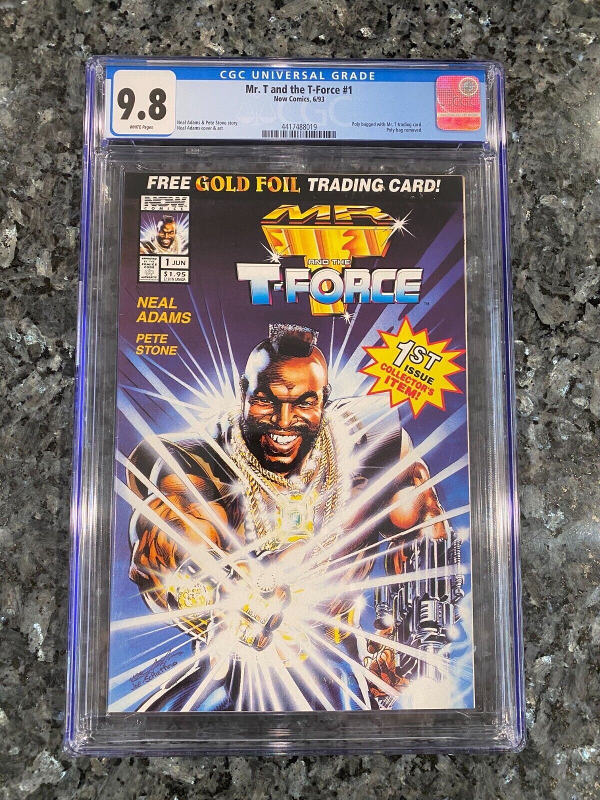 Iconic 1980s Nostalgia: Mr. T and the T-Force #1 - CGC 9.8 - With Trading Card