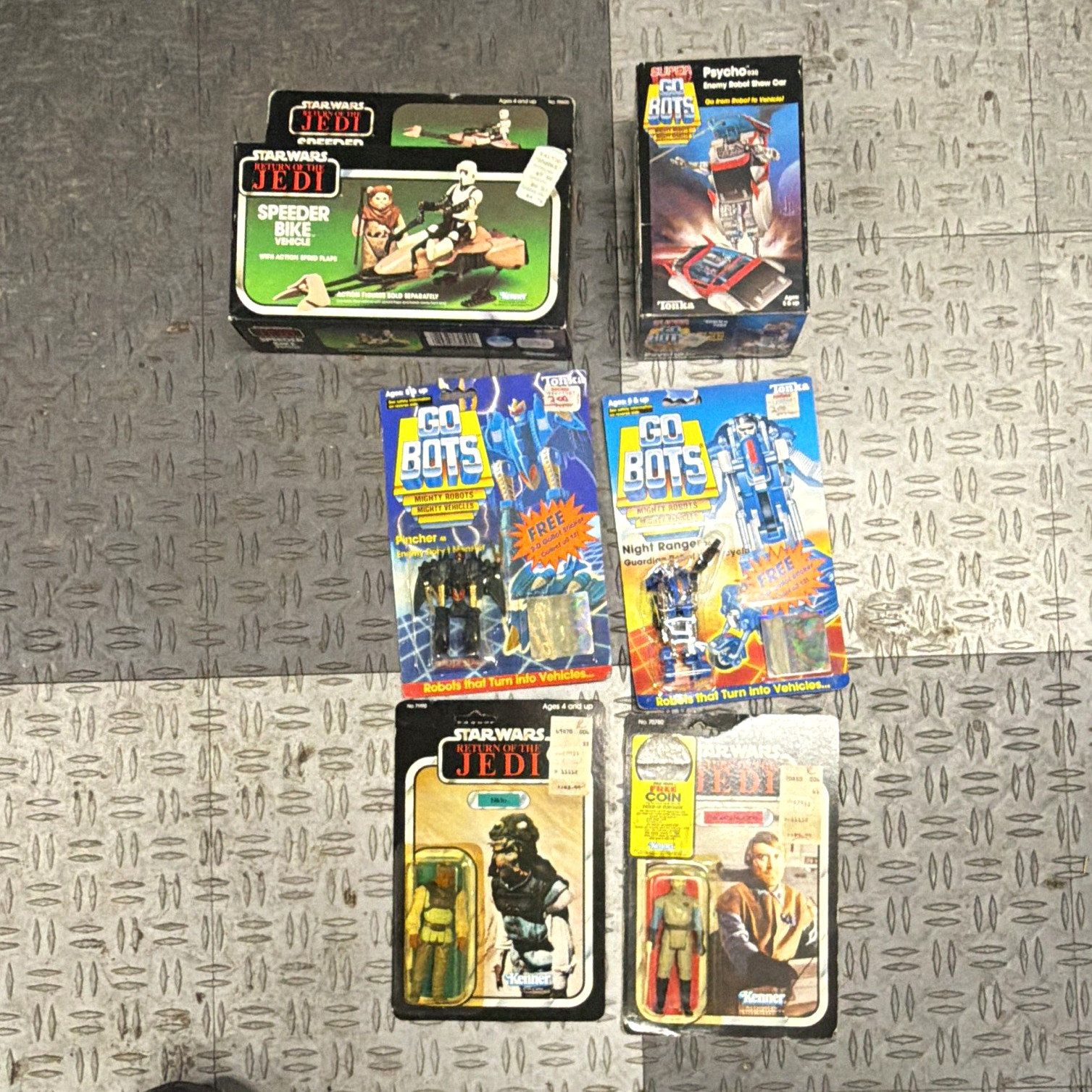 Original still sealed Lenard Star Wars and Tonka gobot toys