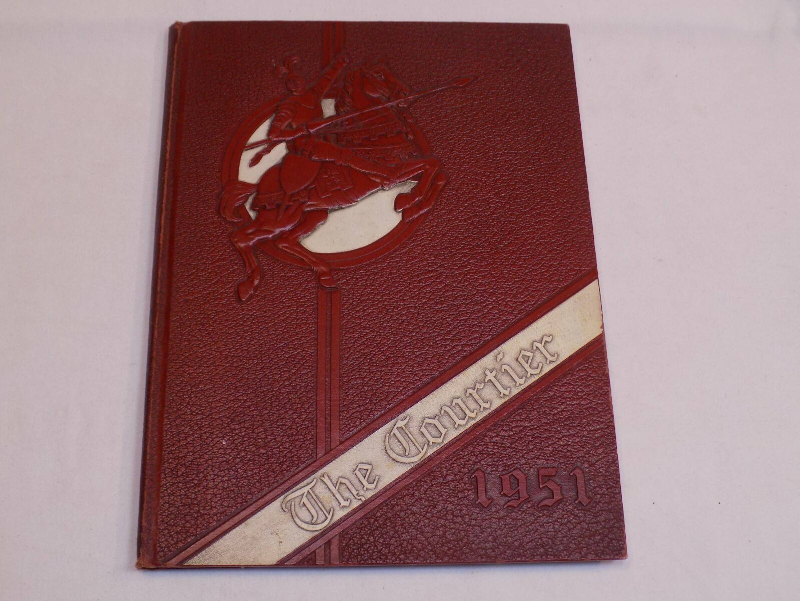 The Aurora High School Yearbook 1951 Courtier Indiana Class Alumni Student Old 