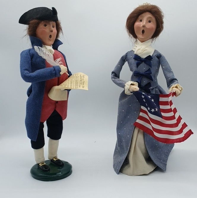 Bryers Choice Betsy Ross 2002 & Declaration of Independence Man 2001