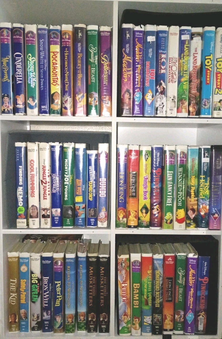 Disney Collection Lot 52 VHS Movies MASSIVE MOVING SALE Lot Bundle