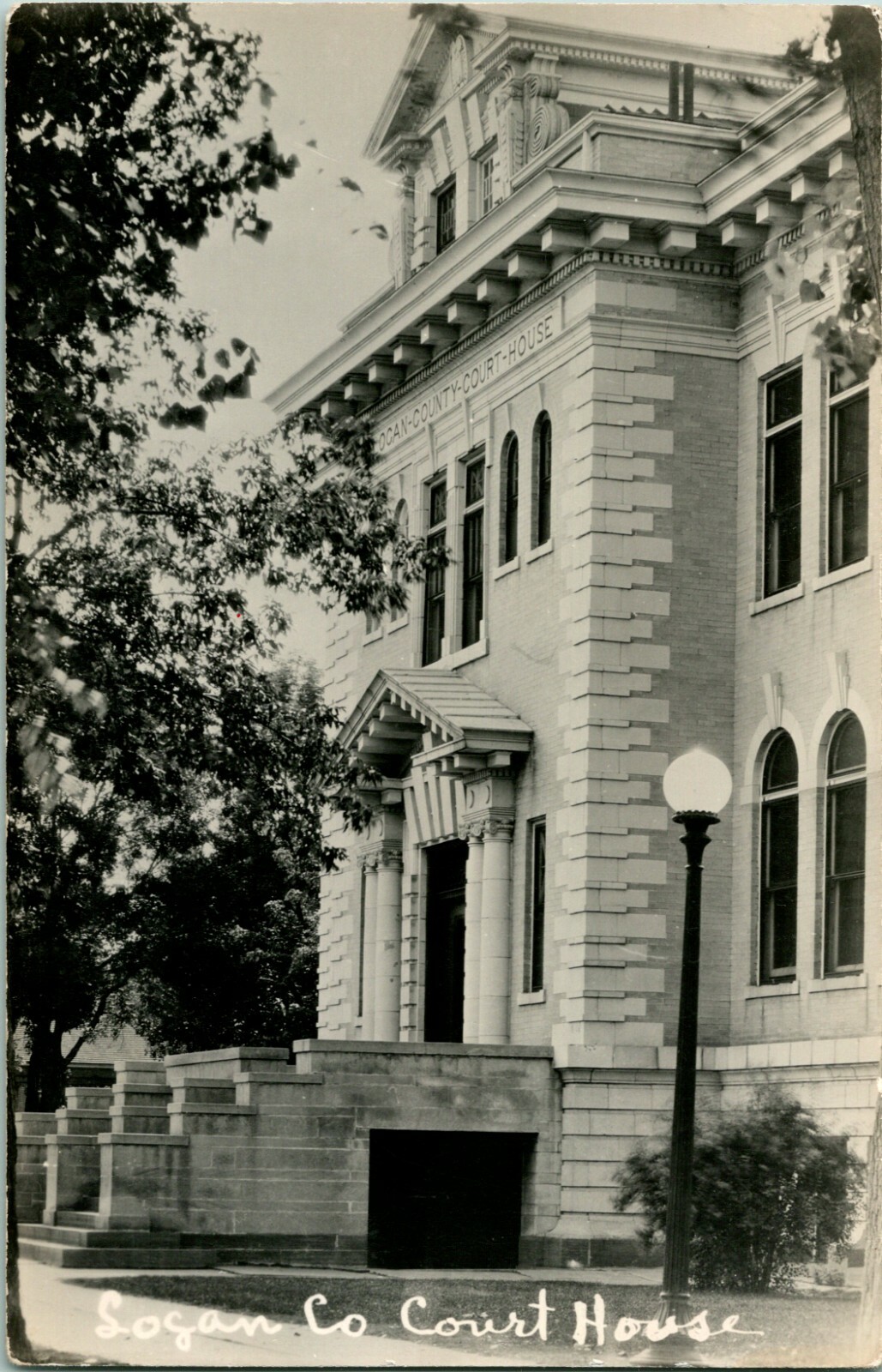 RPPC Logan County Court House Sterling CO Colorado Unused UNP Postcard
