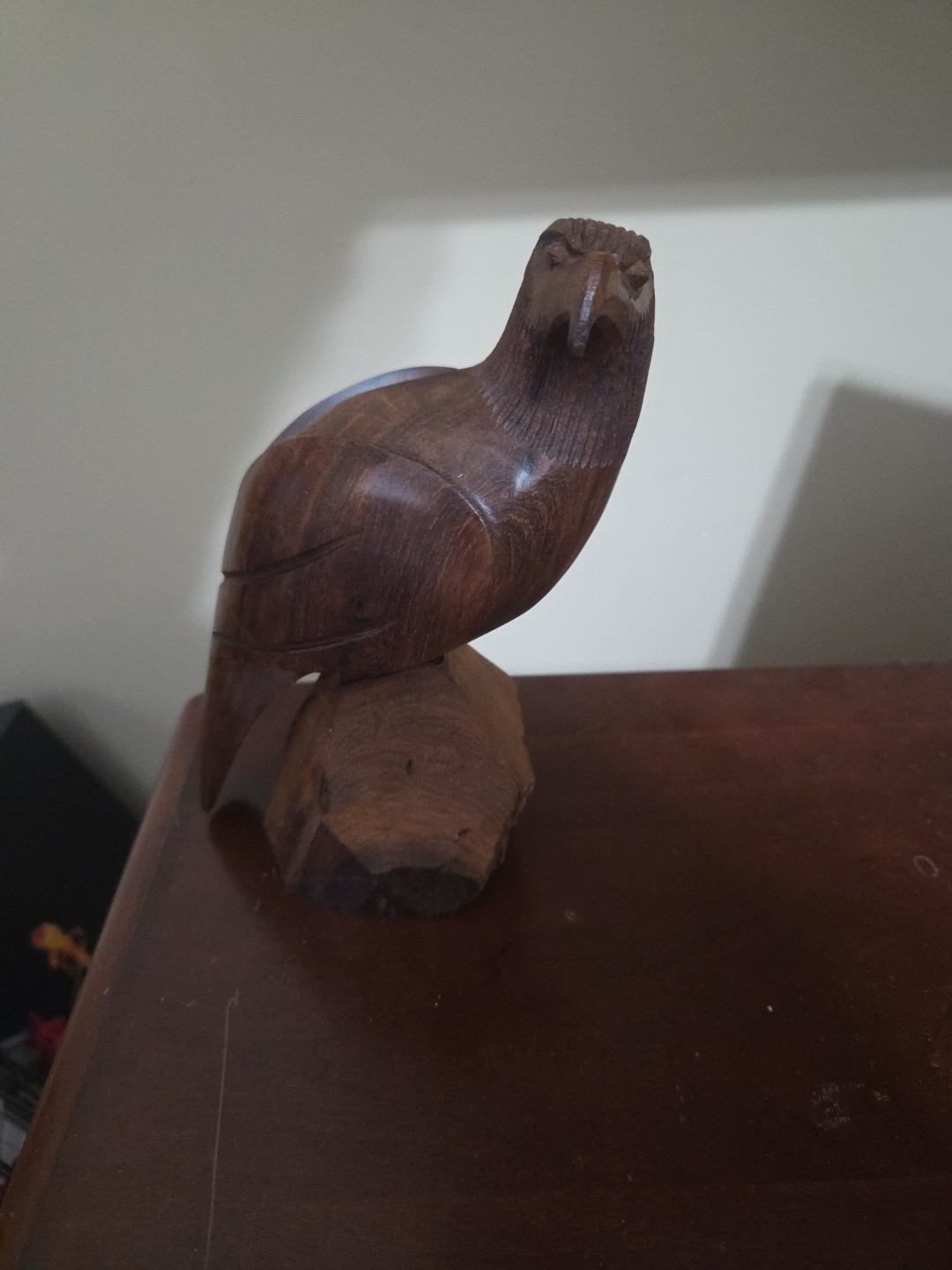 Vinatge Ironwood Hand Carved Eagle
