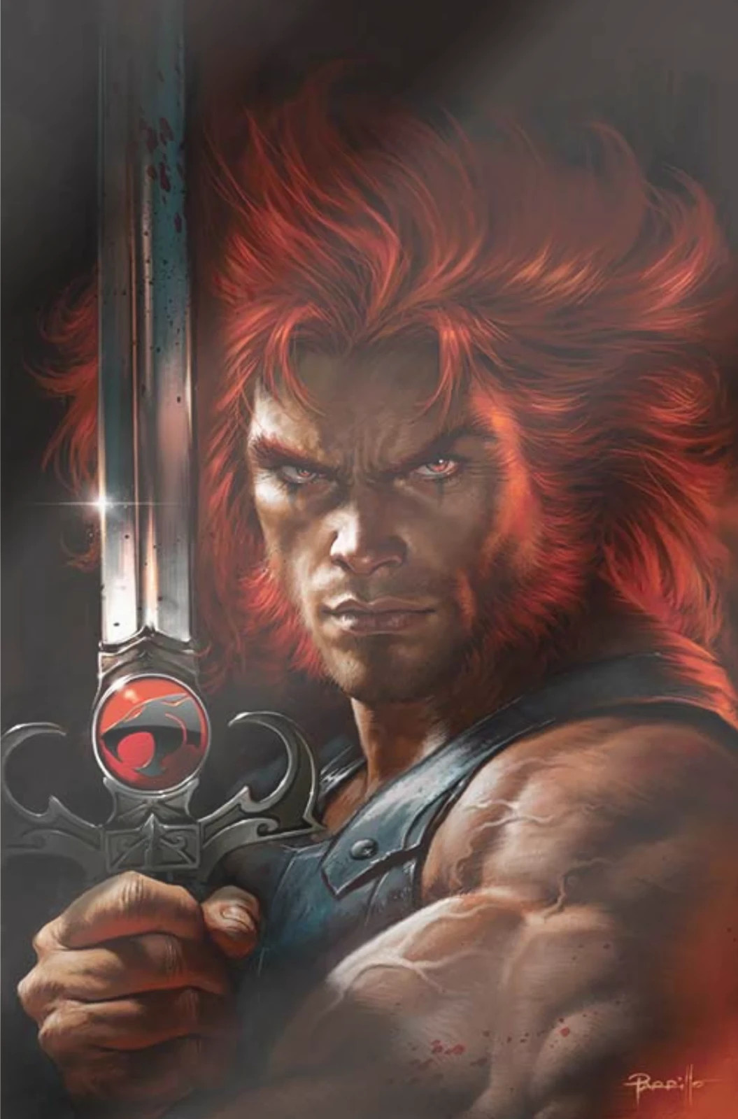 🌟METAL🌟 THUNDERCATS #17 (LUCIO PARRILLO VIRGIN VARIANT) COMIC BOOK ~ DYNAMITE