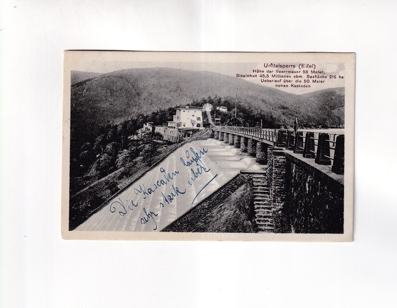 F69) Postcard Postcard Gemünd 1914 Urftalsperre/Eifel Postcard Germany