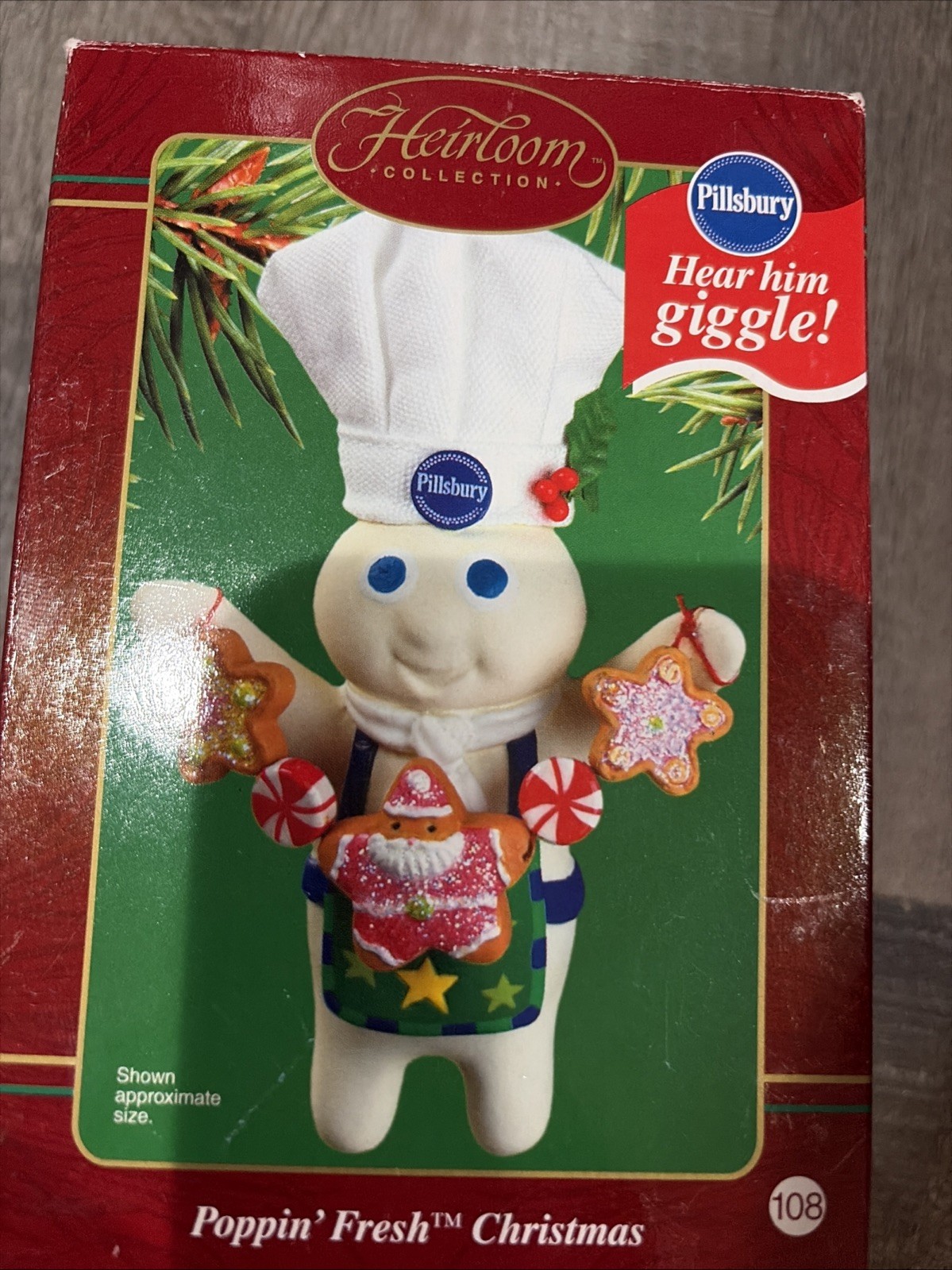 Carlton Cards Heirloom Collection Pillsbury Poppin' Fresh Ornament Used