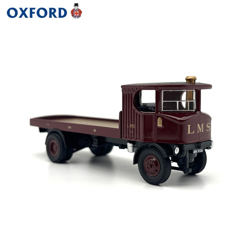 British LMS Sentinel Flatbed Wagon Trailer 1:76 Scale Alloy Model