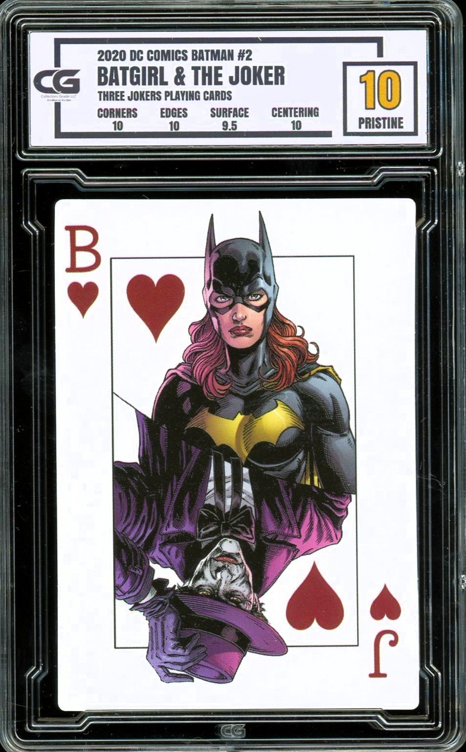2020 DC Comics Batman Three Jokers Playing Card Joker & Batgirl ~ CG 10 PRISTINE