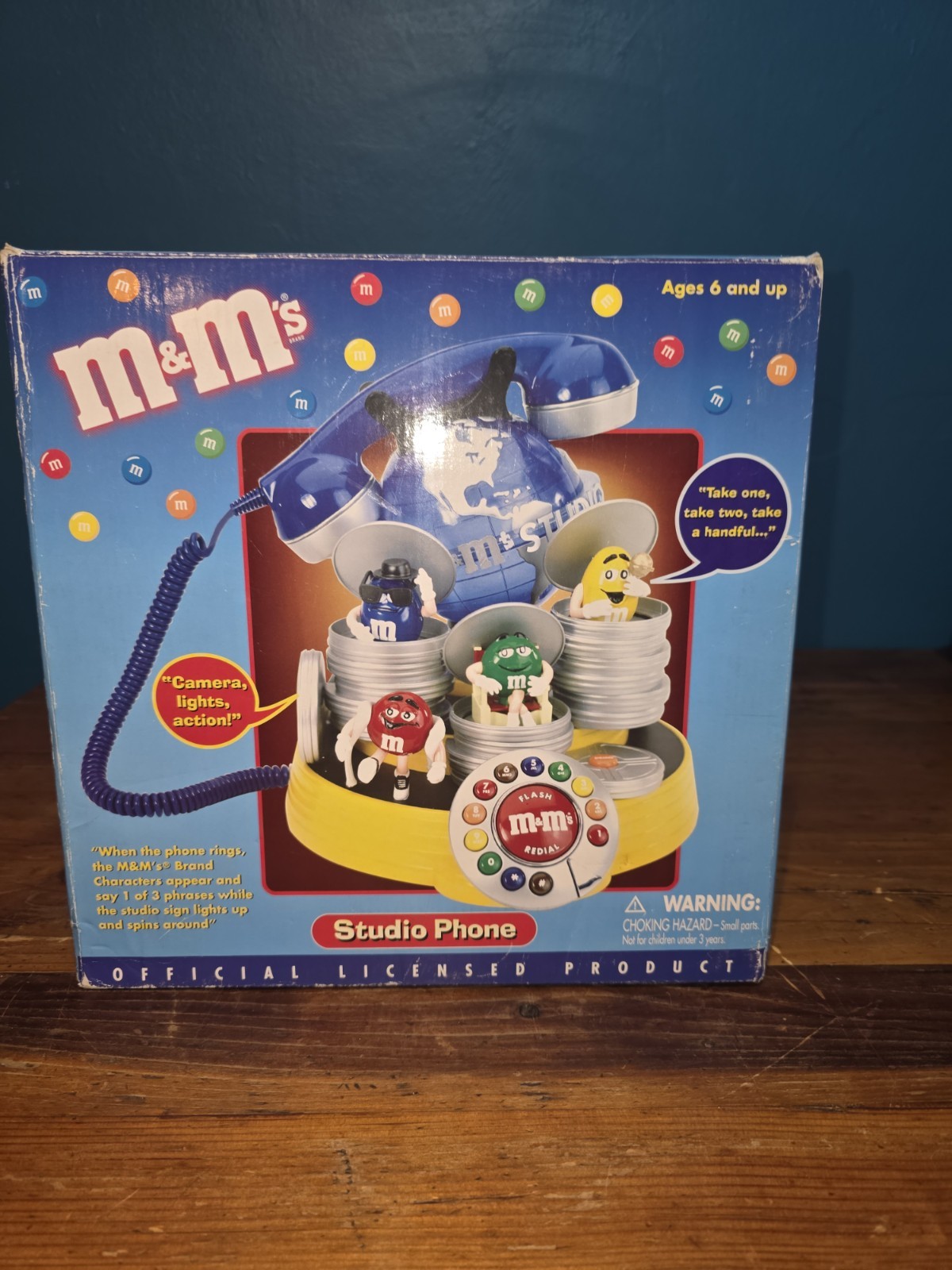 M&M\'s Studio Phone M & M Telephone Animated Licensed NEW 