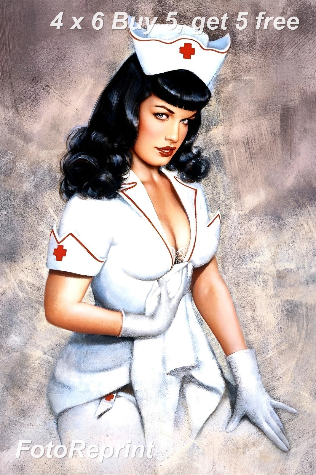 BETTIE PAGE 4x6 Collectible Photo Classic Pin Up Queen 1950s Glamour Portrait