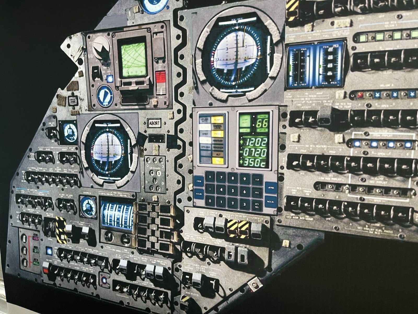 APOLLO 11 17 Star saturn v Cockpit Trek Computer  model space prop YA