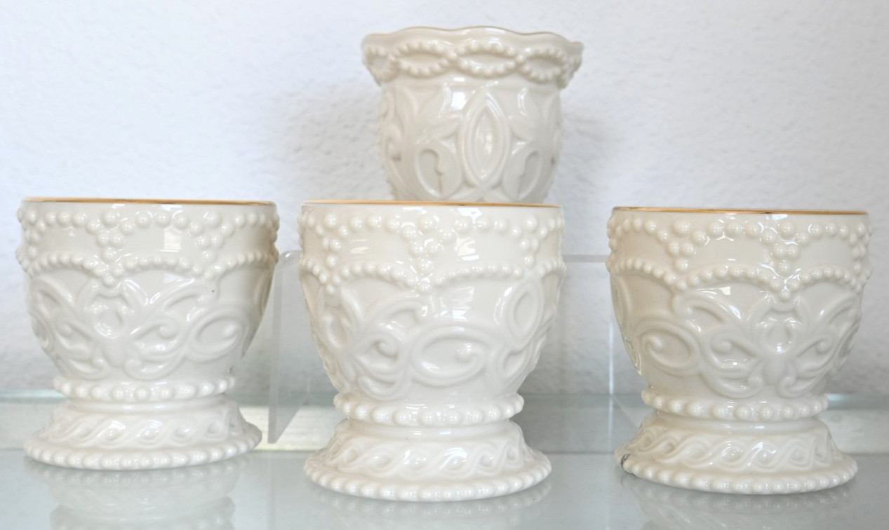 Lot of 4 Lenox Classic Beaded 3 Lot of 4 Lenox Classic Beaded 3