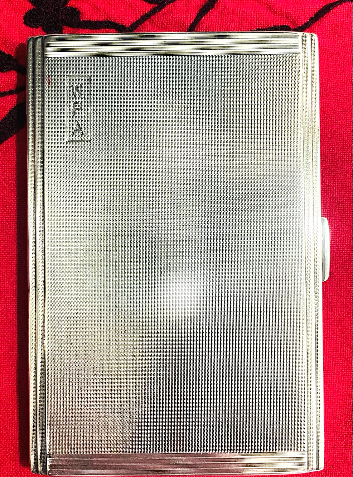 Vintage English Sterling Silver Cigarette Case Vintage English Sterling Silver Cigarette Case