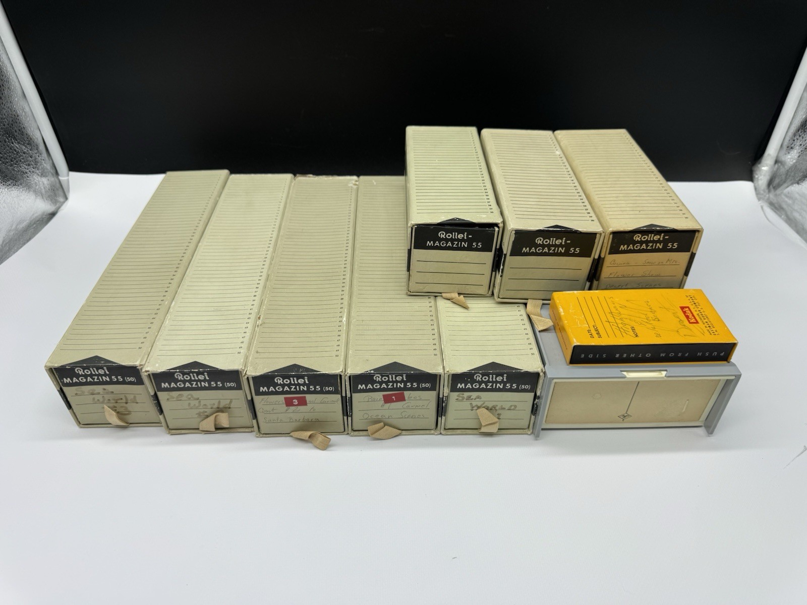 300+ Vintage Kodachrome 35mm Slides Rollei Magazin 55 Travel Scenery Lot