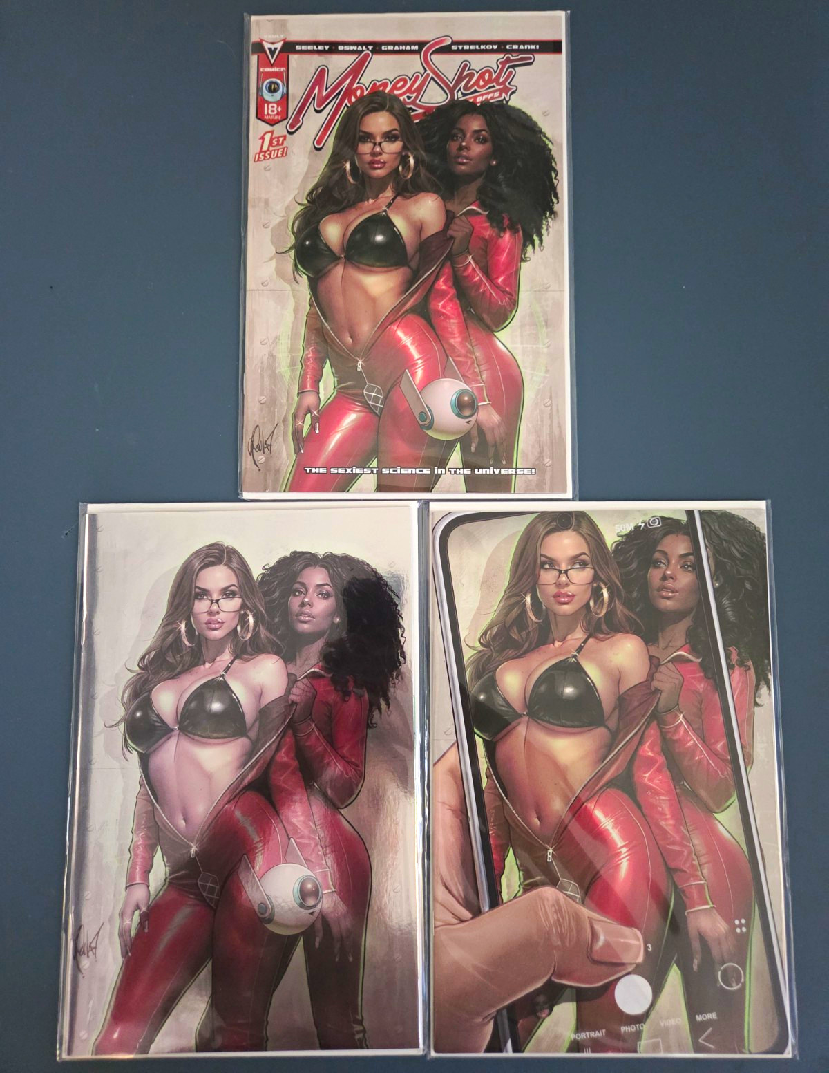 MONEY SHOT THE F*CKOFFS #1 CEDRIC POULAT 616 Variant ABC Set LTD 500 Set 3