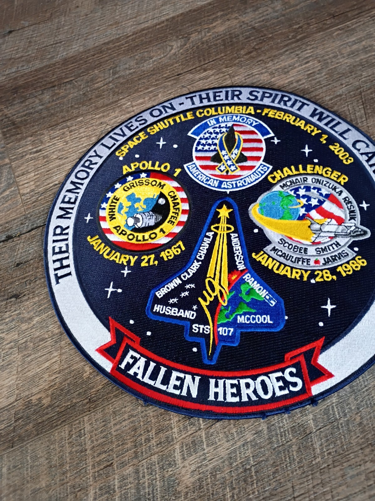 NASA Apollo 1 Space Shuttle Challenger & Columbia Fallen Heroes 12\