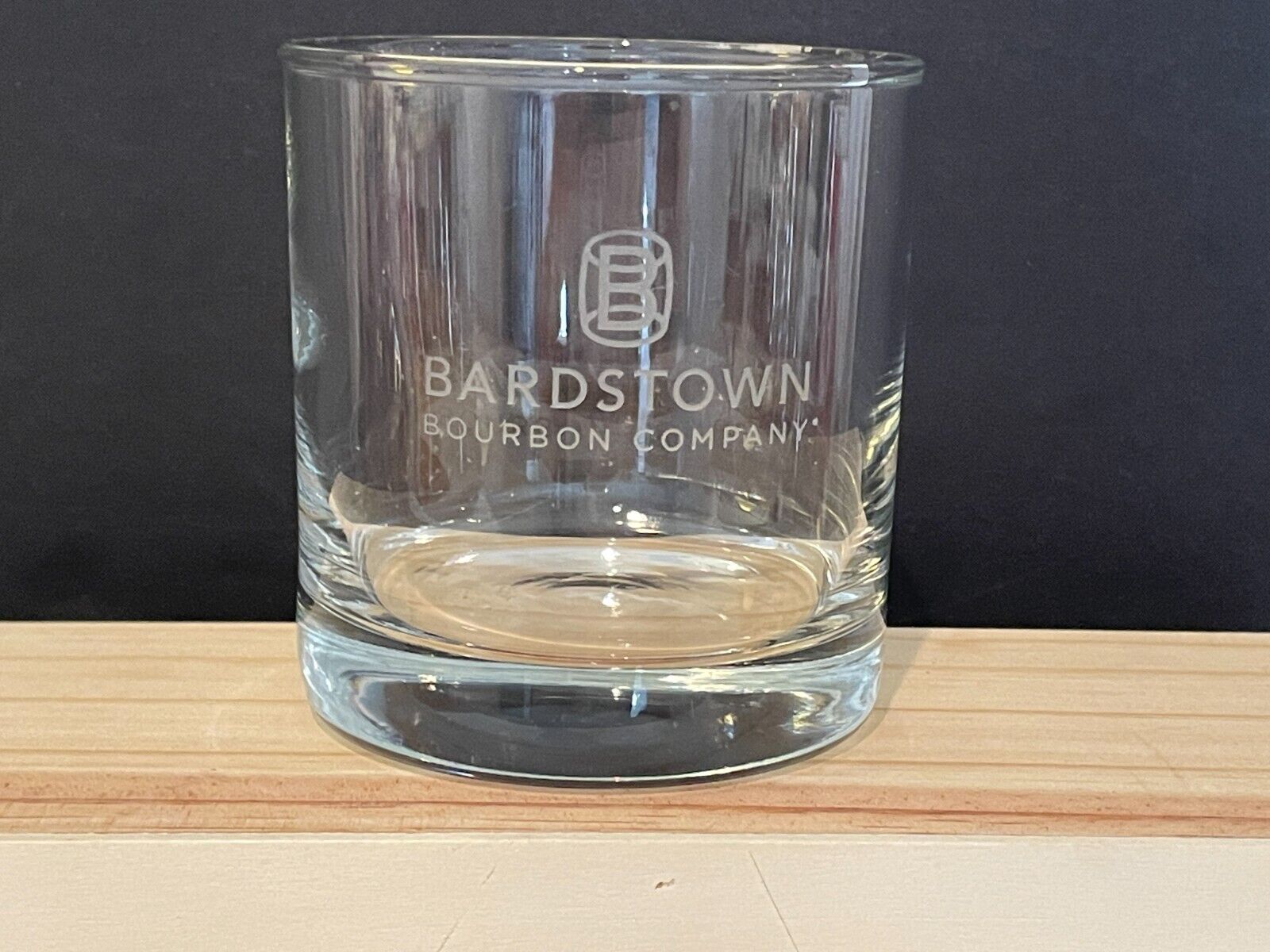 Bardstown Bourbon Company Etched Bourbon Whiskey Rocks Glass
