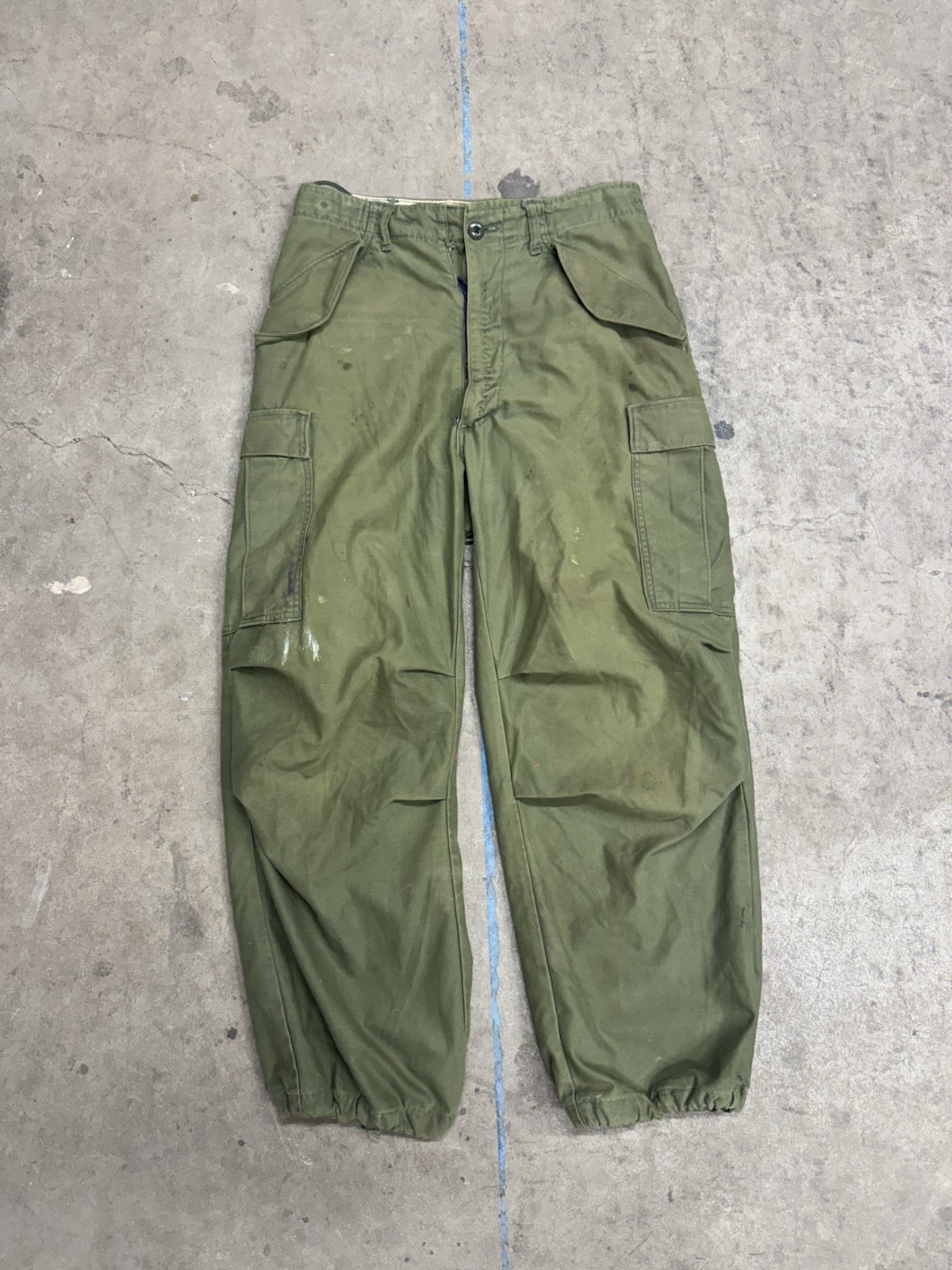 Vintage 1972 Vietnam US Army Military M65 OG 107 Pants Size Small Regular
