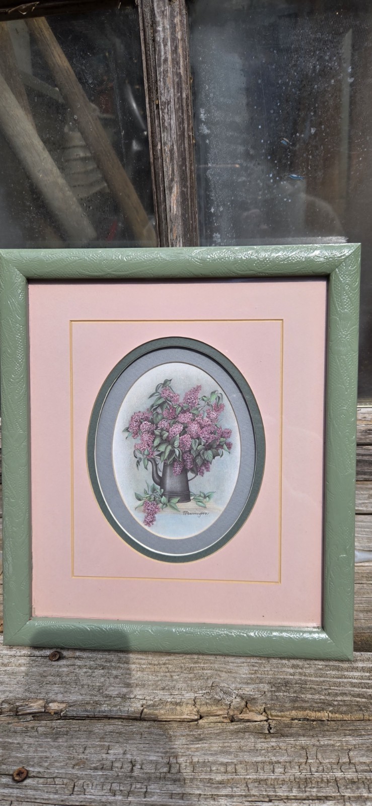 Teresa Pennington 10.5 × 12 Matted Floral Print