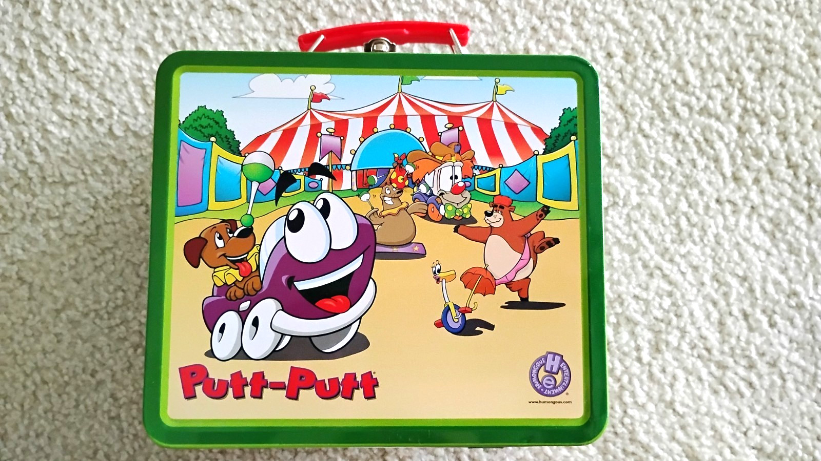 Vintage Humongous Entertainment Putt-Putt Metal Kids\' Lunchbox (2000)