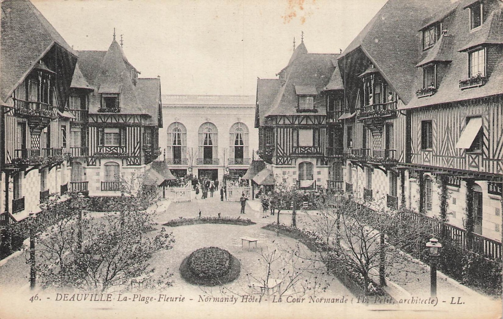 14 Deauville, la plage fleurie, le Normandy Hotel 11832
