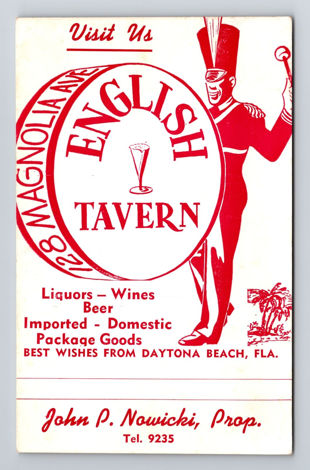 Daytona FL-Florida, English Tavern, Vintage Postcard