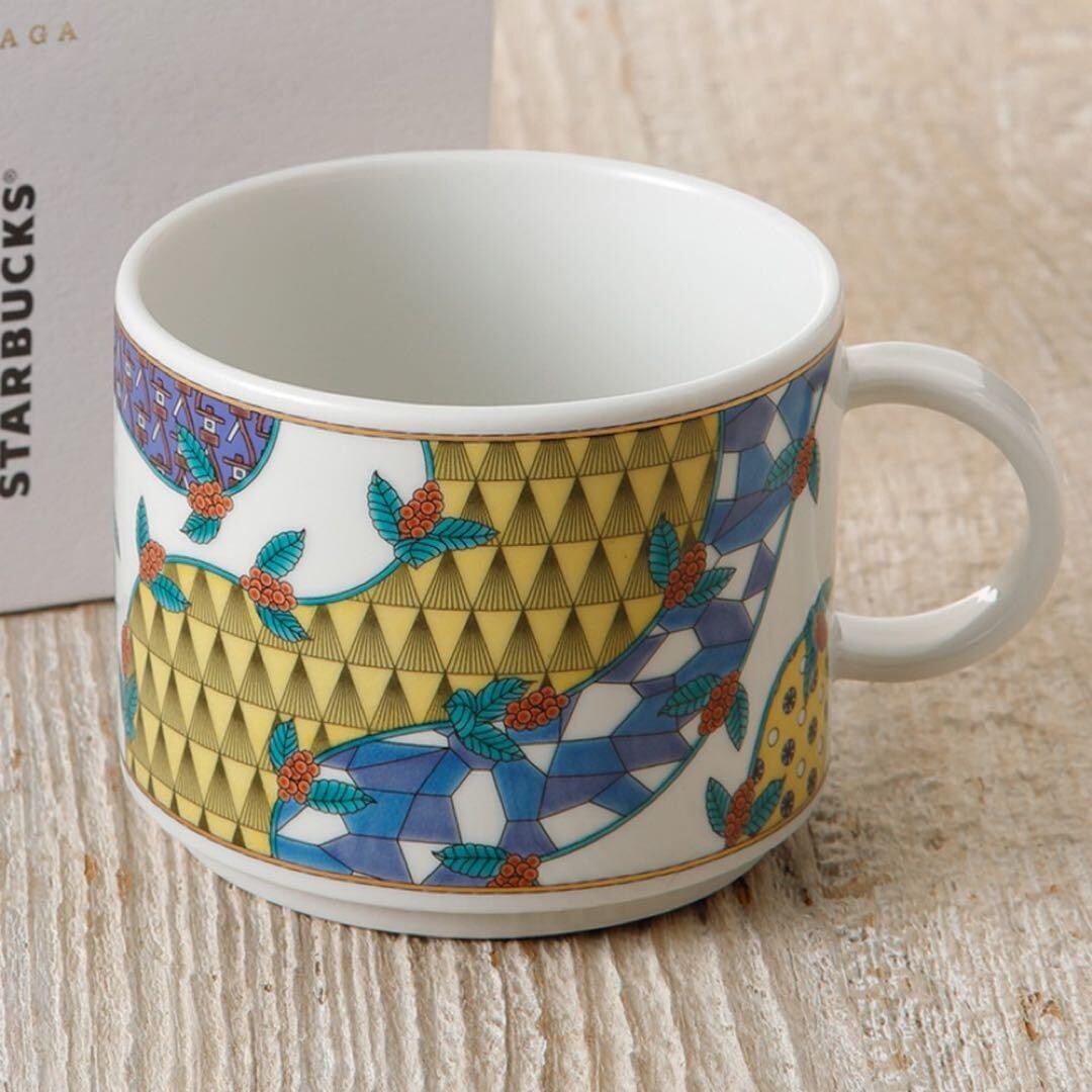 ✴︎Starbucks Japan ✴︎JIMOTO Made Tasse Kaga Kanazawa kutani 237ml ✴︎Starbucks Japan ✴︎JIMOTO Made Tasse Kaga Kanazawa kutani 237ml