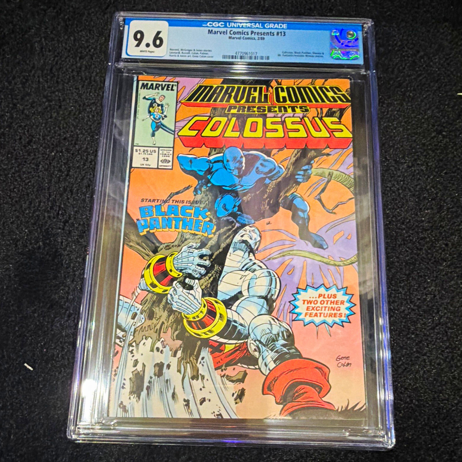 Marvel Comics Presents #13 CGC 9.6 (1989) Colossus Black Panther Gene Colan Hot Marvel Comics Presents #13 CGC 9.6 (1989) Colossus Black Panther Gene Colan Hot