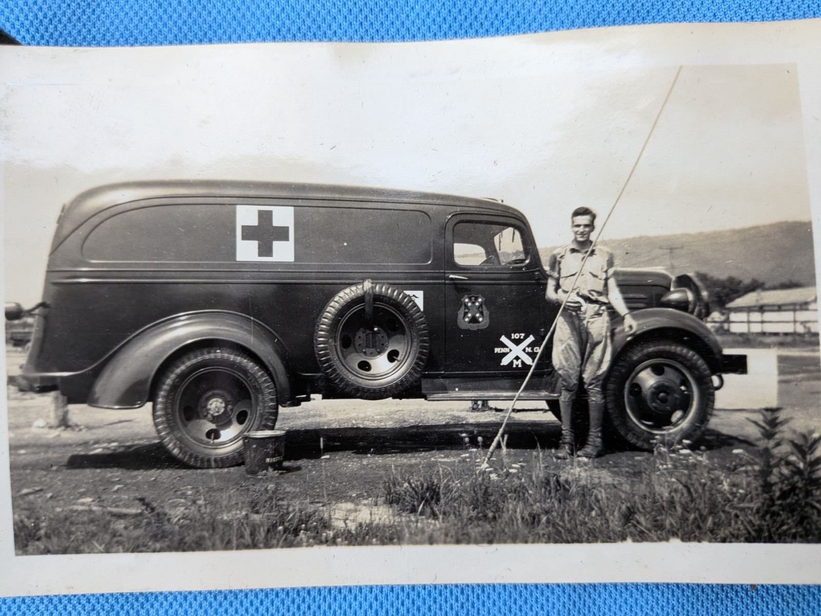 world war I ambulance 107th machine gun Pennsylvania 28th division WWI  US Army