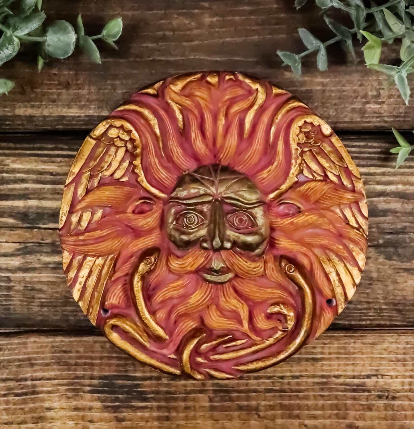 Ebros Oberon Zell Belenos Celestial Solar Radiant Celtic Sun God round Wall Deco Ebros Oberon Zell Belenos Celestial Solar Radiant Celtic Sun God round Wall Deco