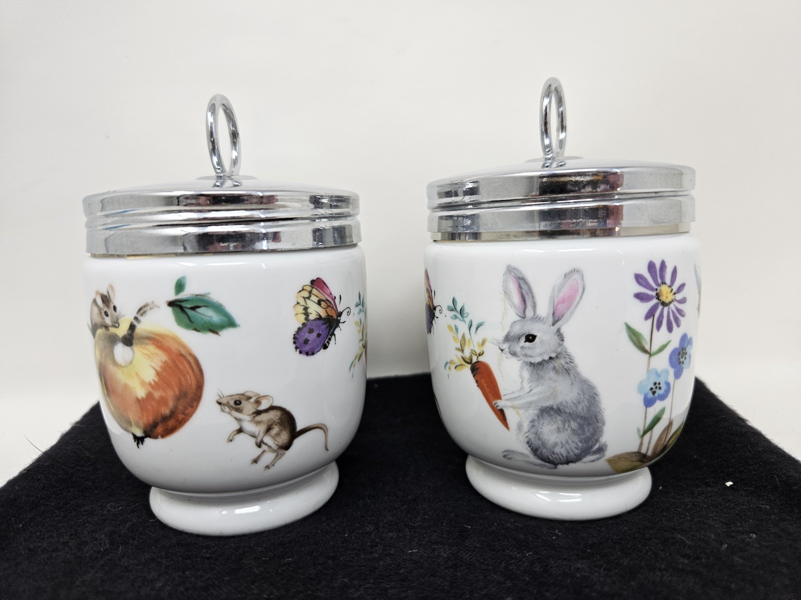 Vintage Royal Worcester King Size Egg Coddlers Vintage Royal Worcester King Size Egg Coddlers