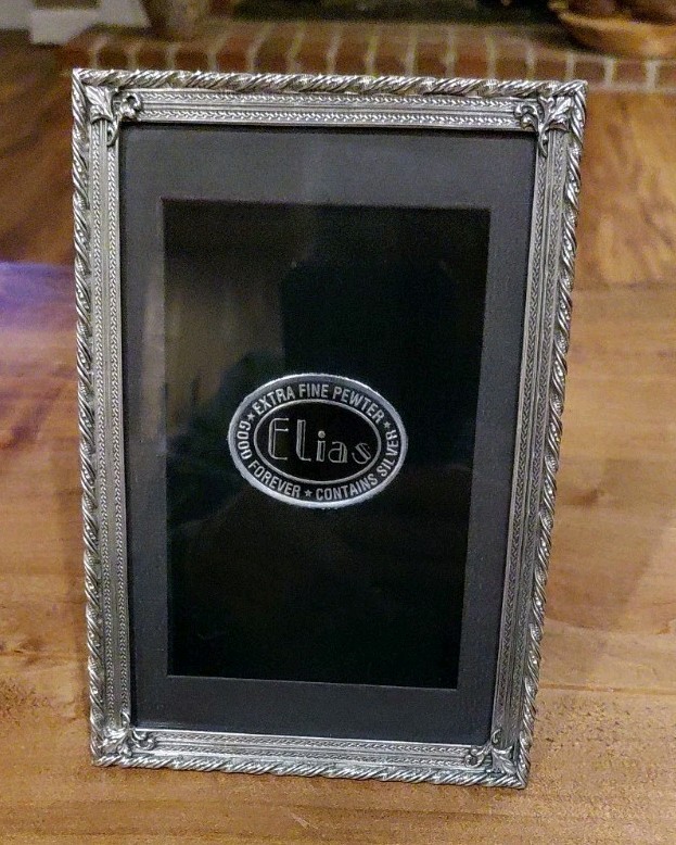 Elias Frame Extra Fine Pewter and Sterling 5x7 Swivel Back