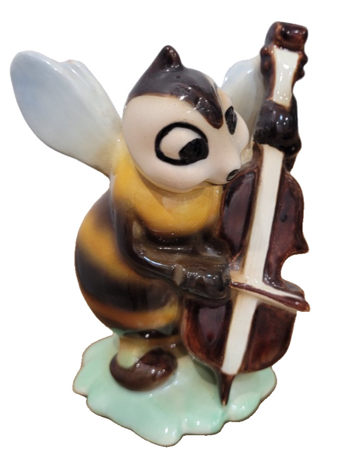 Goebel Hummel Bumblebee Wedding Figure Playing Cello Germany HTF