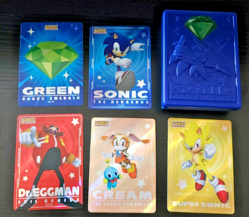 Wendy's x Sonic 30th Anniversary Foil Card Set Wendy's x Sonic 30th Anniversary Foil Card Set