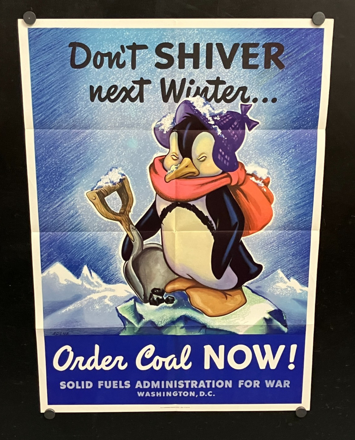 vintage WW2 Propaganda Poster 